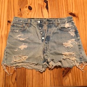 Vintage Levis Jean Booty Shorts